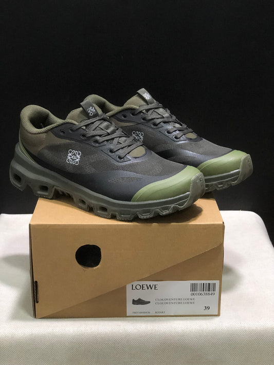 LOEWE x On Running Cloudventure 2.0 Running Shoes Co-Signed Edition Military Green/Black