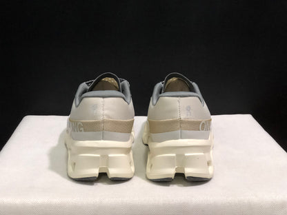 On Running Cloudmonster 2 Shock-Absorbing And Breathable Running Shoes Grey/Light Khaki