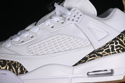 Nike Air Jordan Spizike Low Metallic Gold Black Cement White Sneakers