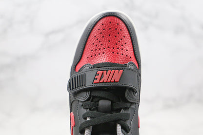 Nike Air Jordan 312 Legacy Bred Low Top Black Red Sneakers