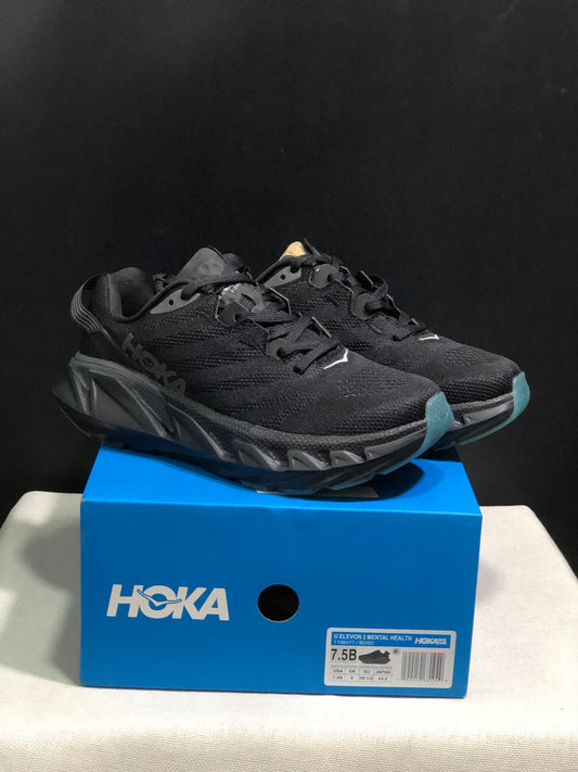 Hoka One One Elevon 2 Anti-slip Wear-resistant Running Shoes Sneakers Black