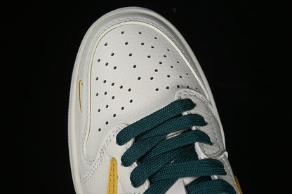 Nike Air Jordan 1 Low OG SP Travis Scott Fragment Design White Green Yellow Sneakers
