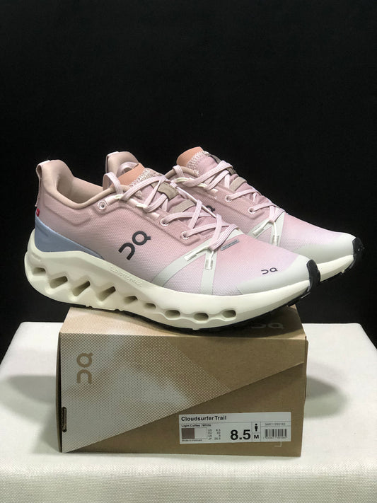 On Running Cloudsurfer Trail Waterproof Comfortable And Breathable Running Shoes Desert/Wolf