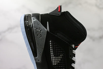 Nike Air Jordan Mars 270 Black Silver Fire Red Metallic Sneakers