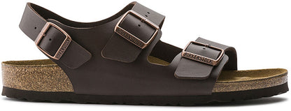 Birkenstock Milano Birko-Flor 34701 Dark Brown Sandals