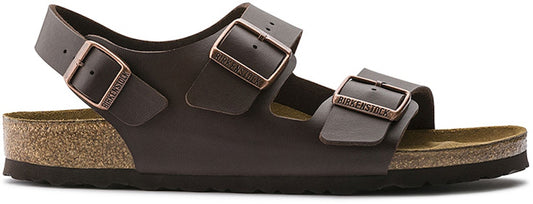 Birkenstock Milano Birko-Flor 34701 Dark Brown Sandals