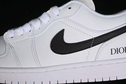 Nike Air Jordan 1 Retro Low DIOR White Black Sneakers
