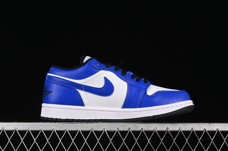 Nike Air Jordan 1 Low Black Game White Royal Sneakers