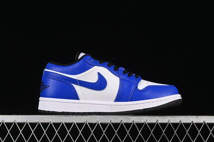 Nike Air Jordan 1 Low Black Game White Royal Sneakers
