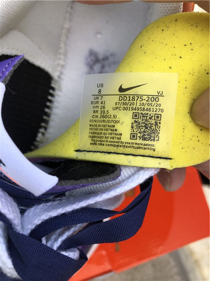 Nike Vaporwaffle Sacai Dark Iris OG Retro Purple Sneakers