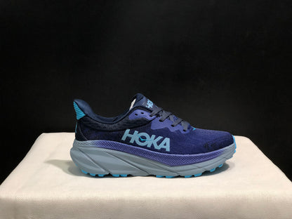 Hoka One One Challenger 7 Shock-absorbing Breathable Running Shoes Navy Sneakers