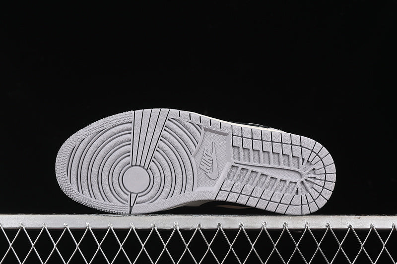 Nike Air Jordan 1 Low White Grey Black Sneakers