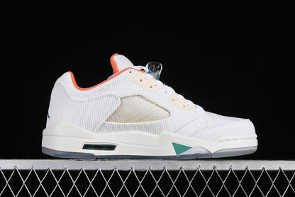 Nike Air Jordan 5 Low Golf NRG Lucky Good Sail Neptune Green White Sneakers