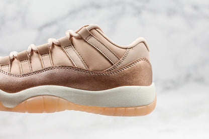 Nike Air Jordan 11 Retro Low-Top Rose Gold Sneakers