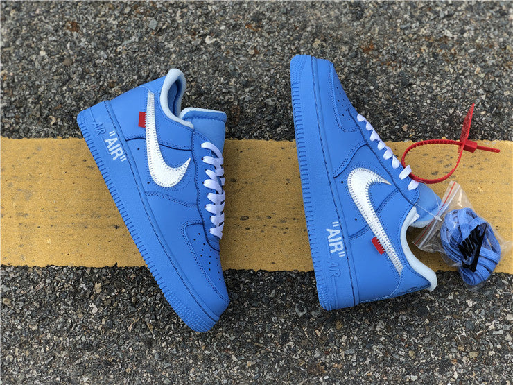 Nike Air Force 1 Low Off-White MCA University Blue Sneakers