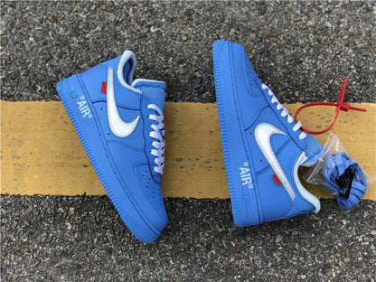 Nike Air Force 1 Low Off-White MCA University Blue Sneakers