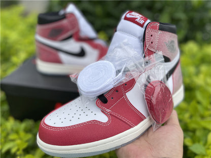 Nike Air Jordan 1 Retro High OG SP x Trophy Room Chicago 2020 Red Multicolour Sneakers