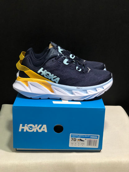 Hoka One One Elevon 2 Anti-slip Wear-resistant Running Shoes Sneakers Navy