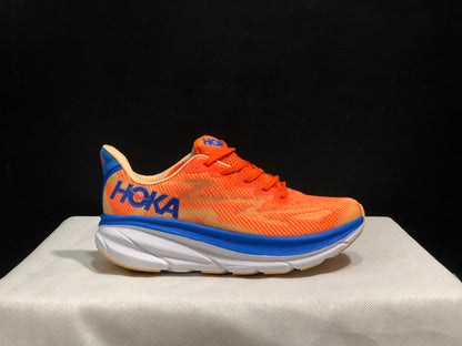 Hoka One One Clifton 9 Running Shoes Athletic Shoes Sneakers Orange