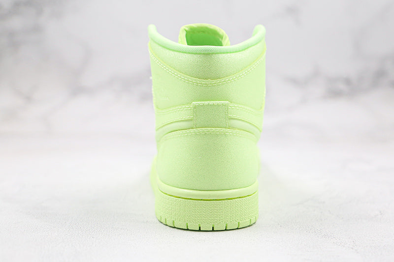 Nike Air Jordan 1 Retro High Tripple Barley Volt Green Sneakers