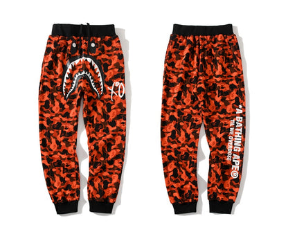 A Bathing Ape BAPE x XO Co-Branded Edition Camouflage Red Pants
