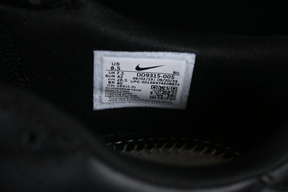 Nike Air Jordan 1 Low Brown Sole Black Sneakers