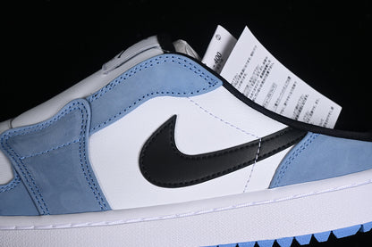 Nike Air Jordan 1 Mule Golf Black White University Blue Sneakers