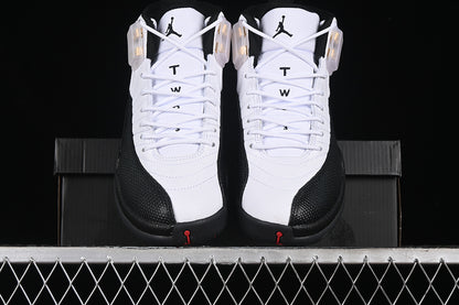 Nike Air Jordan 12 Low Black White Sneakers