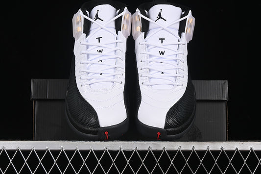 Nike Air Jordan 12 Low Black White Sneakers
