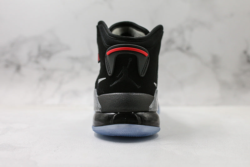 Nike Air Jordan Mars 270 Black Silver Fire Red Metallic Sneakers
