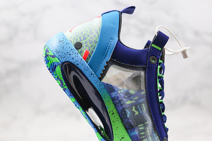 Nike Air Jordan XXXIV 34 Low Eybl Regency Purple Blue Volt Zion Sneakers