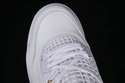 Nike Air Jordan 4 Retro Net White Sneakers