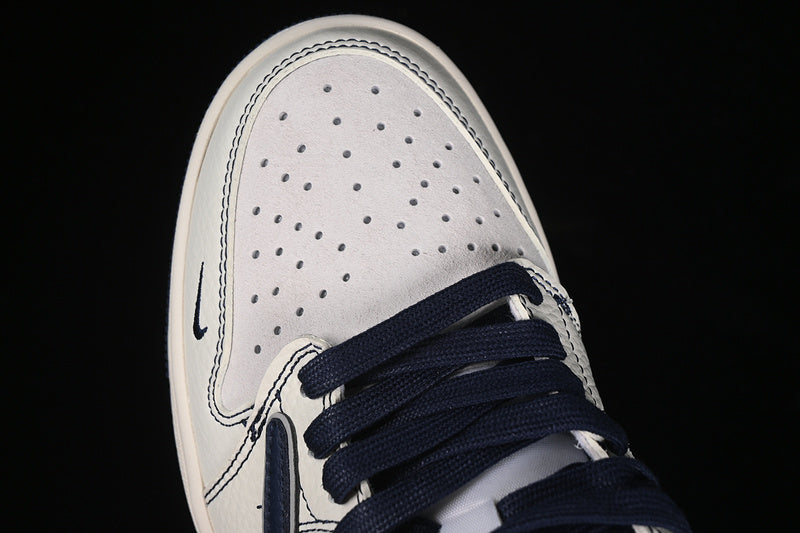 Nike Air Jordan 1 Low OG SP Travis Scott Fragment Design White Blue Sneakers