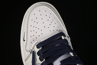 Nike Air Jordan 1 Low OG SP Travis Scott Fragment Design White Blue Sneakers