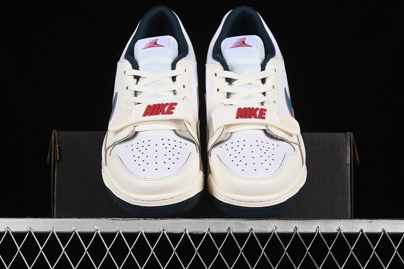 Nike Air Jordan Legacy 312 Low White Grey Blue Orange Sneakers