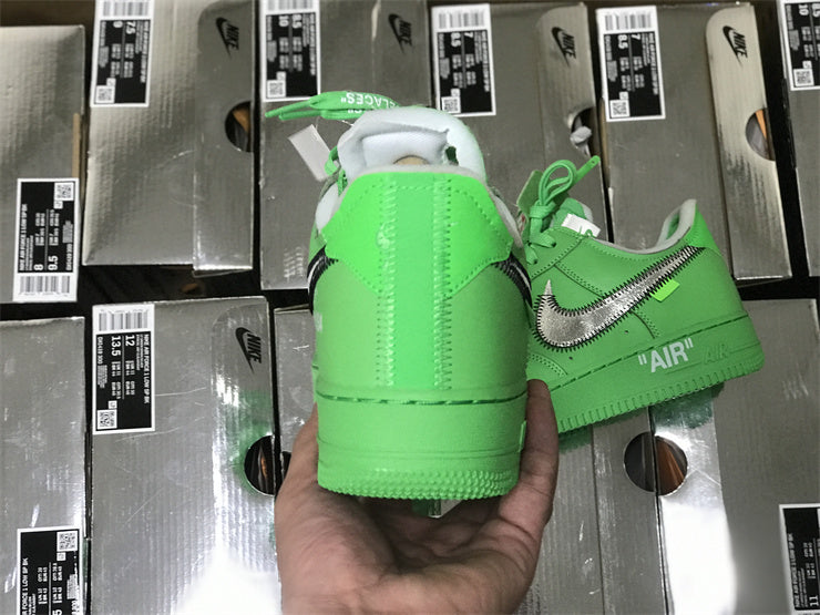 Nike Air Force 1 Low Off-White Brooklyn Green Sneakers