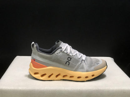 On Running Cloudsurfer Trail Waterproof Comfortable And Breathable Running Shoes Silver/Gold
