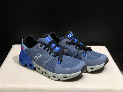 On Running Cloudflow 4 Shock-Absorbing And Wear-Resistant Running Shoes Metal/Lapis
