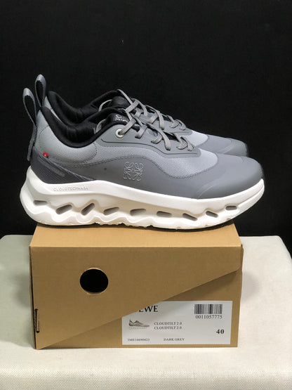 LOEWE x On Running Cloudtilt 2.0 Casual Sports Shoes Wolf Grey