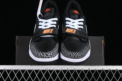 Nike Air Jordan Legacy 312 Low Black White Black Cement Sneakers