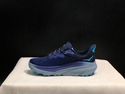 Hoka One One Challenger 7 Shock-absorbing Breathable Running Shoes Navy Sneakers