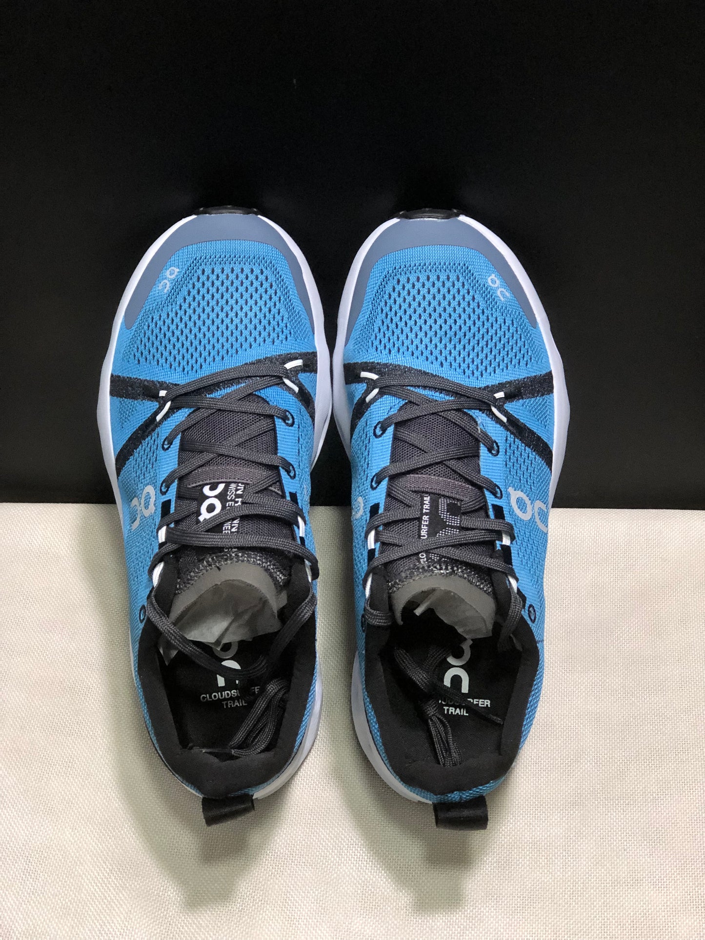 On Running Cloudsurfer Trail Waterproof Comfortable And Breathable Running Shoes Blue/Black