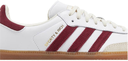 Adidas Samba White Core Burgundy IF5660 Shoes