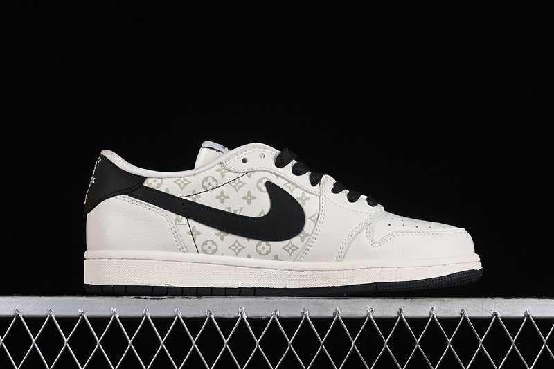 Nike Air Jordan 1 Low LV Travis Scott Fragment Design OG SP Black White Sneakers