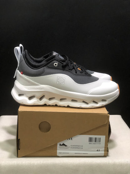 LOEWE x On Running Cloudtilt 2.0 Casual Sports Shoes Black/Ivory White