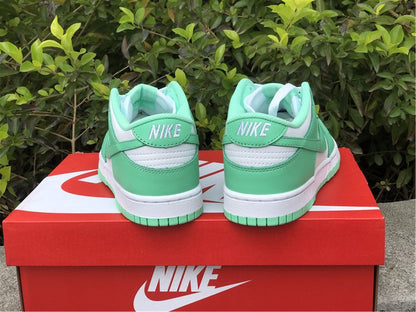 Nike Dunk Low Retro Green Glow White Sneakers