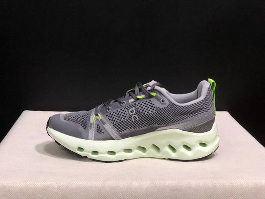 On Running Cloudsurfer Trail Waterproof Comfortable And Breathable Running Shoes Iron/Lima