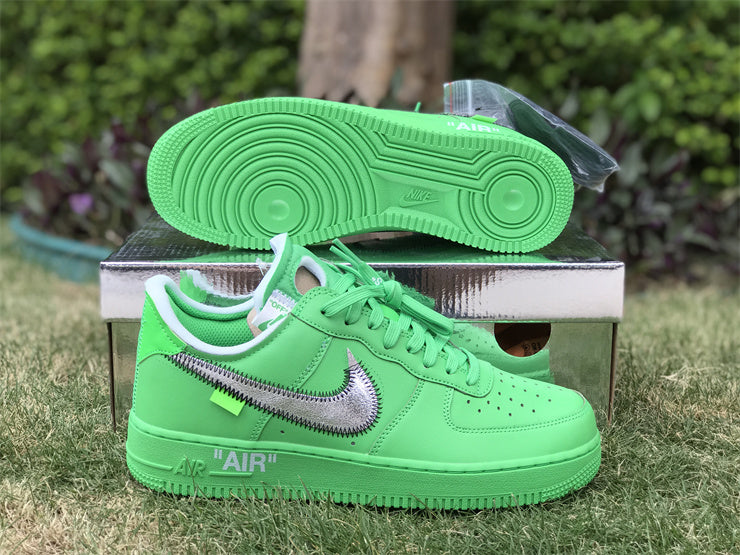 Nike Air Force 1 Low Off-White Brooklyn Green Sneakers