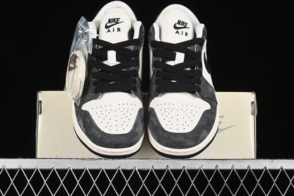 Nike Air Jordan 1 Low White Dark Grey Sneakers