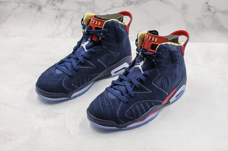 Nike Air Jordan 6 Retro 2019 Doernbecher Midnight Navy Sneakers
